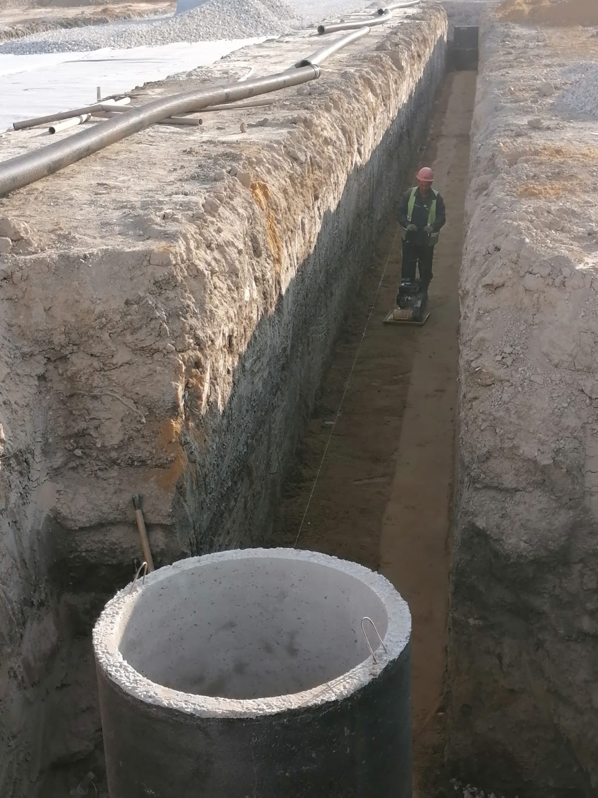 Строительство подводящих сетей водоснабжения и водоотведения к территории "Столыпинского индустриального парка" пос. Соколовый (2024 г.)