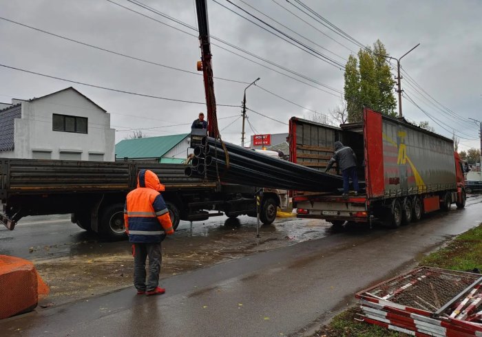 Строительство водопровода по ул. Большая Горная. Саратов 2025.